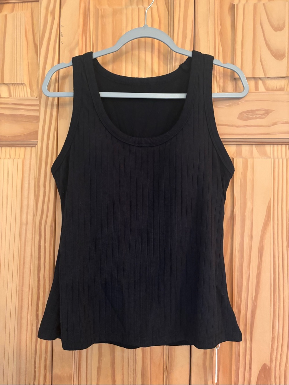 OGL Classic Black Ribbed Tank Top